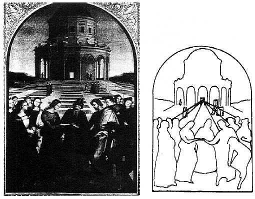 Estudi de la perspectiva de Rafael