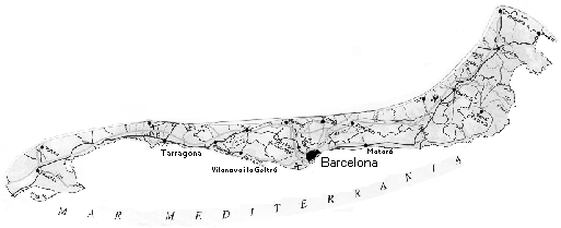 Costa entre Portbou i les Cases d'Alcanar