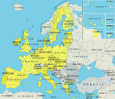 Mapa polític Unió Europea