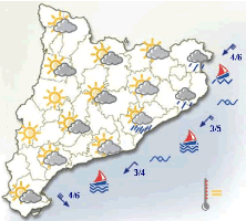 Mapa climàtic Catalunya