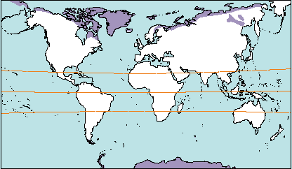 mapa clima polar