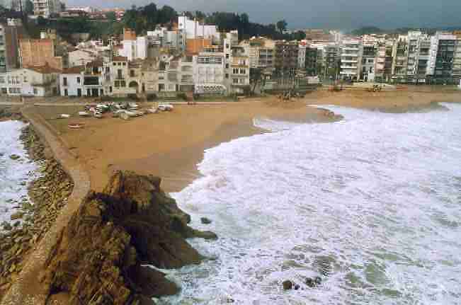 Vista des de la roca Sa Palomera de Blanes