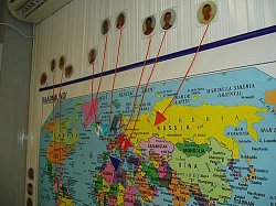 Països de procedència dels alumnes de l'aula d'acollida
