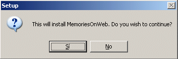 Instal.la MemoriesOnWeb