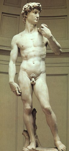 Miguel Ángel. David. Galería de la Academia (Florencia). 1501-1504.