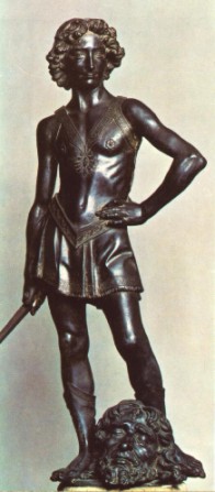 Verrochio. David (Florencia,  Museo Nacional del Bargello).  1473.