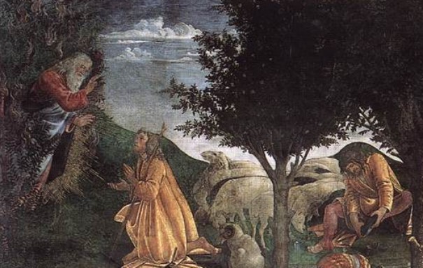 Boticelli. Episodios de la historia de Moisés. Capilla Sixtina (Vaticano). 1481-1482.