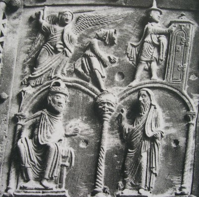 Puertas de bronce de la iglesia de San Zenón de Verona (Italia). Siglo XI.