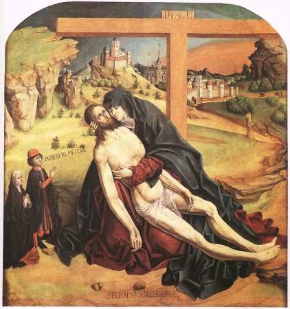 Fernando Gallego. La Piedad. (Madrid, Museo del Prado). 1470.