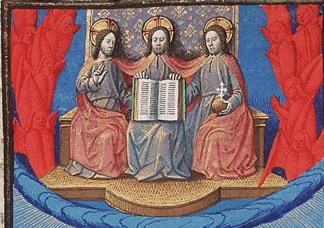 Trinidad. Biblioteca Nacional de Holanda. Manuscrito MMW 10 A 11. Hacia 1475-1480.
