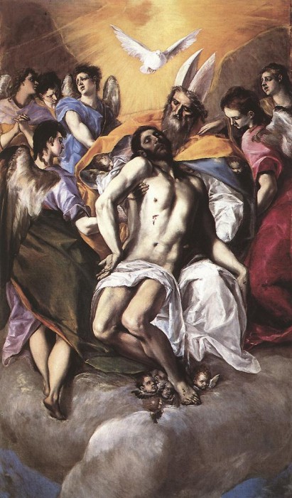 El Greco. La Trinidad (Madrid, Museo del Prado). 1577.