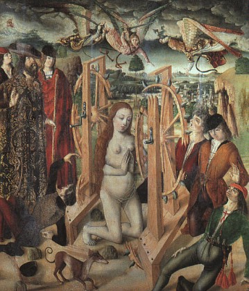 Fernando Gallego. Martirio de Santa Catalina (Madrid, Museo del Prado). Segunda mitad del siglo XV.