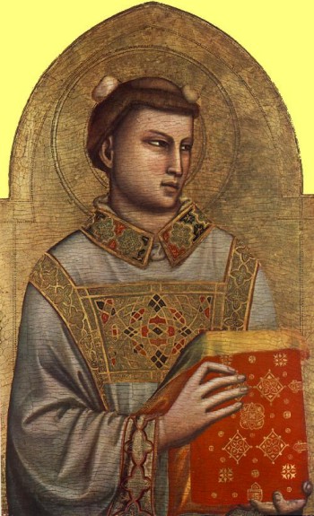 Giotto. San Esteban (Florencia, Museo Horne). 1320-1325.