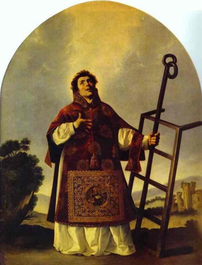 Francisco Zurbarán. San Lorenzo (San Petersburgo, Museo del Hermitage). 1636.