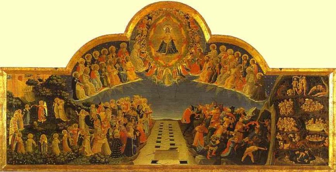 Juicio Final. Fray Angelico (Florencia, Museo de San Marcos). Hacia 1432-1435. 