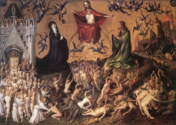 Stefan Lochner. Juicio Final (Colonia, Wallraf-Richartz Museum). 1435.