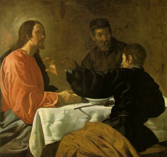 Velázquez. La cena de Emaús (Nueva York, Metropolitan Museum of Art). 1620.