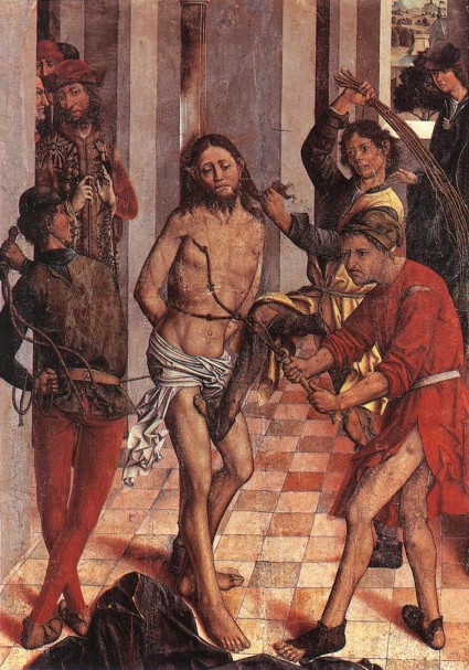 Fernando Gallego. La flagelación de Cristo (Salamanca, Museo Diocesano). 1506.