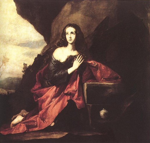 José Ribera. La Magdalena penitente (Madrid, Museo del Prado).  1640-1641.