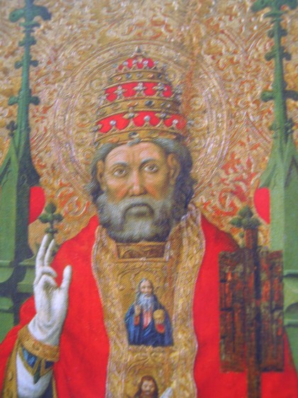 Bernat Martorell. San Pedro. Retablo de Púbol (Gerona, Museu d'Art). 1437.