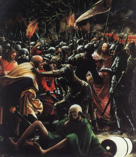 Altdorfer. El prendimiento de Cristo ( Linz, iglesia de San Florián). 1509-1516.