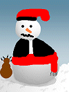 El caganer de neu