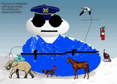Policia, veterin&agrave;ria