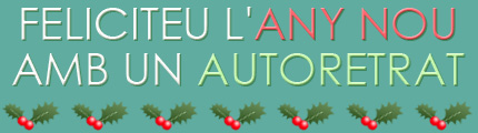 Feliciteu l'any nou amb un autoretrat