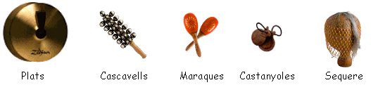 instruments de percussi&oacute;