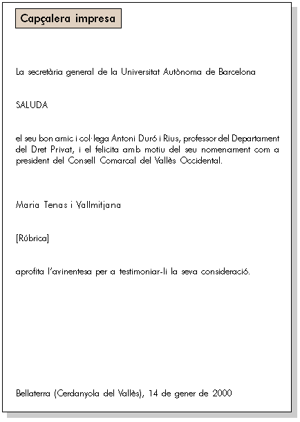 Exemple 2 del saluda