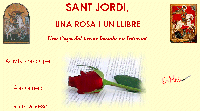 Sant Jordi, una rosa i un llibre
