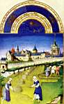 El treball dels camperols feudals, Les trs riches heures du duc de Berry