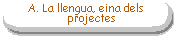 La llengua, eina dels projectes