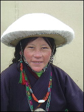 Jovencita tibetana