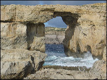 Arco en el norte de la isla