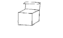 Una capseta blanca que s'obre i no es tanca.