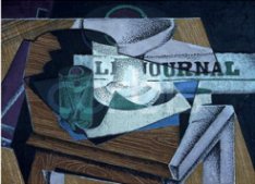 El cubisme neix a Par�s a principis del s. XX i descompon la realitat en formes geom�triques, representades simult�niament. Pinta bodegons i retrats amb colors neutres o monocroms , i fa servir les t�cniques del puntillisme, el collage i l'�s de materials diversos. Els pintors m�s importants s�n Picasso,Braque i Gris