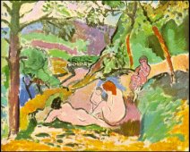 El fauvisme pinta paisatges, interiors, retrats i figures, amb colors purs, vigorosos, cercant contrastos, i amb t�cnica pict�rica exclusivamet. Els principals pintors s�n Matisse, Vlaminck, Derain i Dufy.