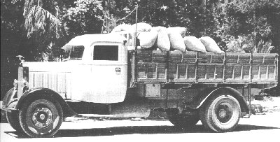 Camion Hispano - Suiza con motor diesel licencia Ganz.