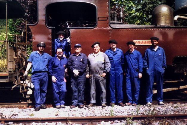 Juanjo, Javier, Juan Cruz, Joan, Gaisca, Alejandro, Candido i Pablo.