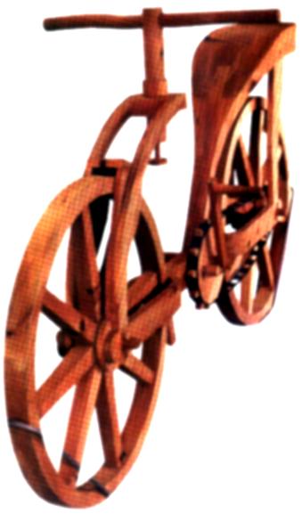 Bicicleta de Leonardo da Vinci.