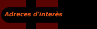 adreces d'interès