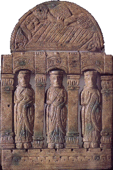 Barcelona. Altaret port�til trobat al carrer Fonollar. 1200? MHCB Foto(Pere Vives)