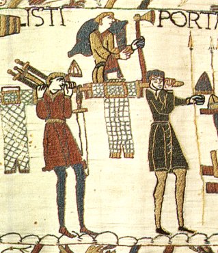 Bayeux. Fragment del taps. s.XI. Autoritzaci Ciutat Bayeux.