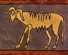 Beatus de la Seu d'Urgell. Cabra de l'arca de No. Segle XI. MDSU.