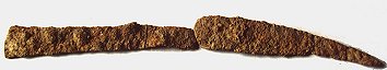 Ganivet de ferro. Dept. Hist. Medieval. U.B