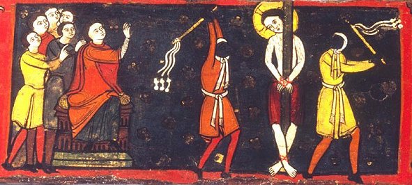 Barcelona. Fragment de la biga de la passi�. Principis del segle XIII. MNAC. Foto (M�rida/Sagrist�/Calveras).