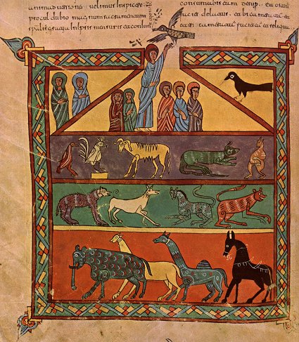 Beatus de la Seu d'Urgell. Arca de No�. Finals del segle X. MDSU.