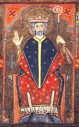 Bo�. Fragment del frontal de Sant Pere. Segle XII. Barcelona. MNAC. Foto(Calveras/M�rida/Sagrist�).