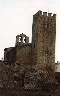 Castell de Santa Oliva. (Baix Pened�s). Segle XI-XII. Foto (X.Xort�).